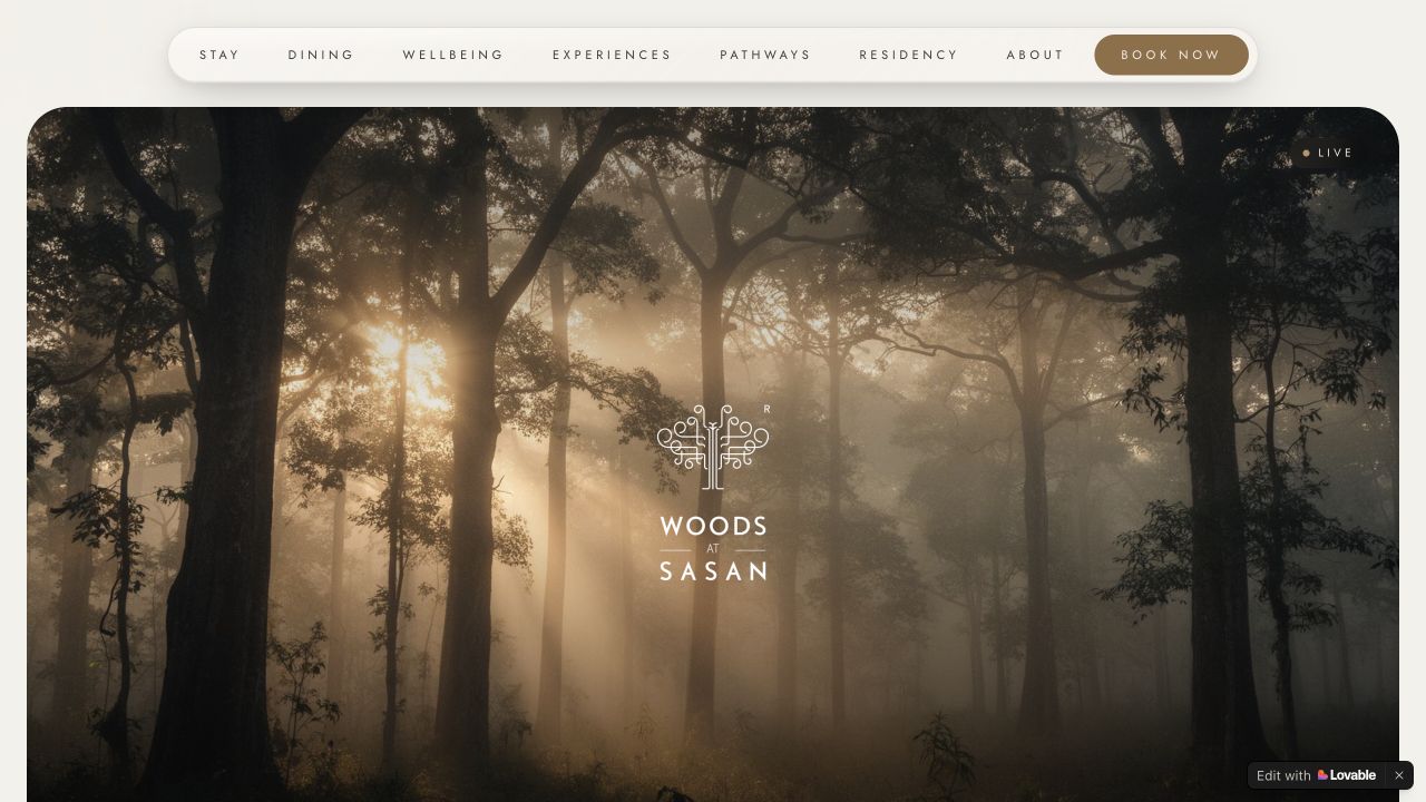 Woods at Sasan hospitality portfolio build